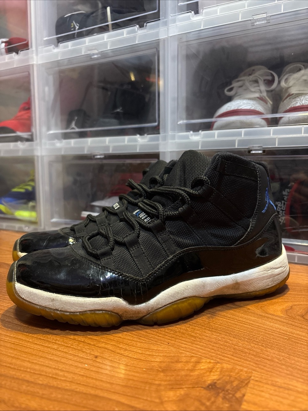 Air Jordan 11 Space Jam 2009 378037-041 Basketball Shoes Men’s Sz 10 Used No Box